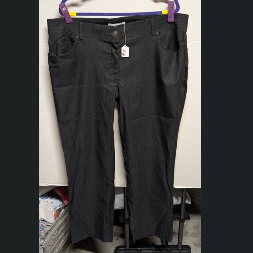 🖤 89th + Madison Black Stretch Pants with pockets– Size 20